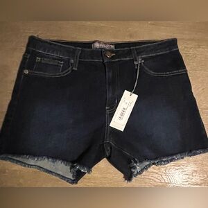 Just USA Denim Frayed Hem Shorts size 31